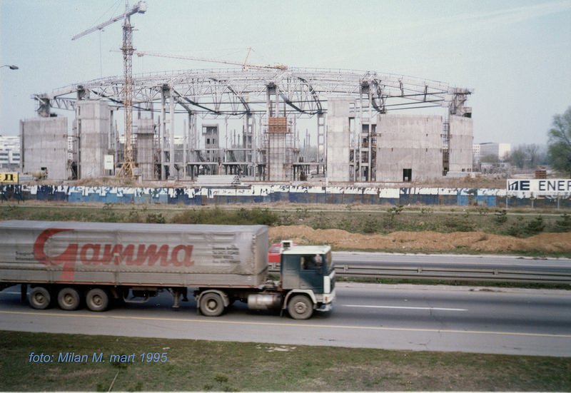 Fotografija Beogradske Arene iz 1995.godine