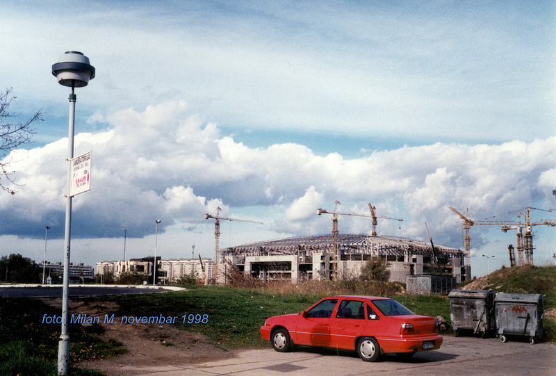 izgradnja Beogradske arene 1998.godine