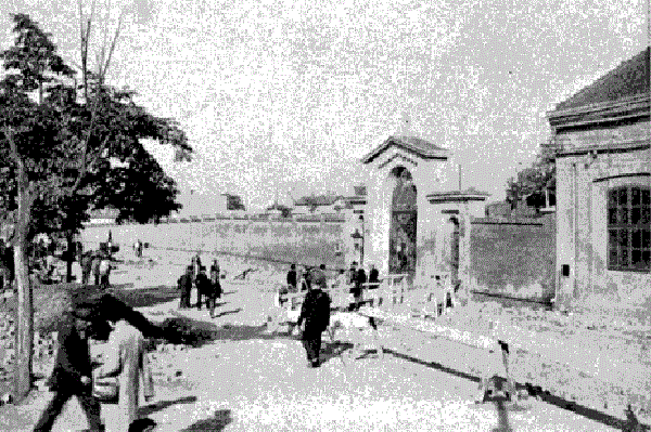 slika ulaza na nekadašnje groblje iz Takovske ulice