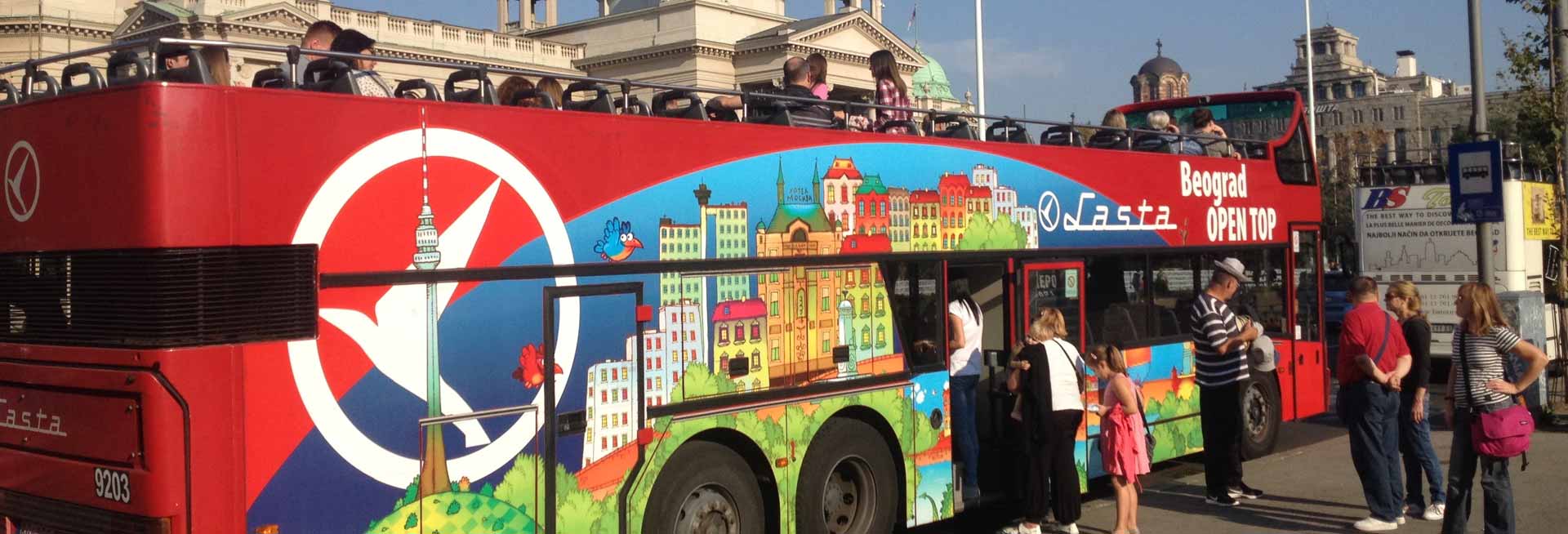open bus tour belgrade