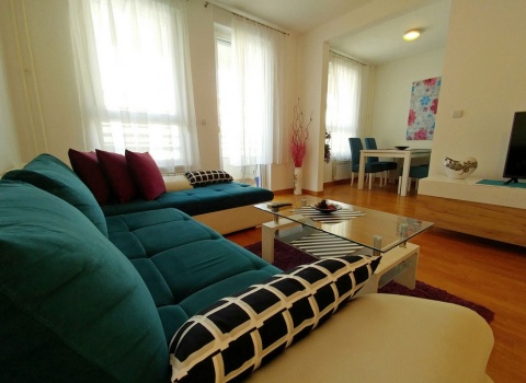NINE apartment Belgrade, modern living toom
